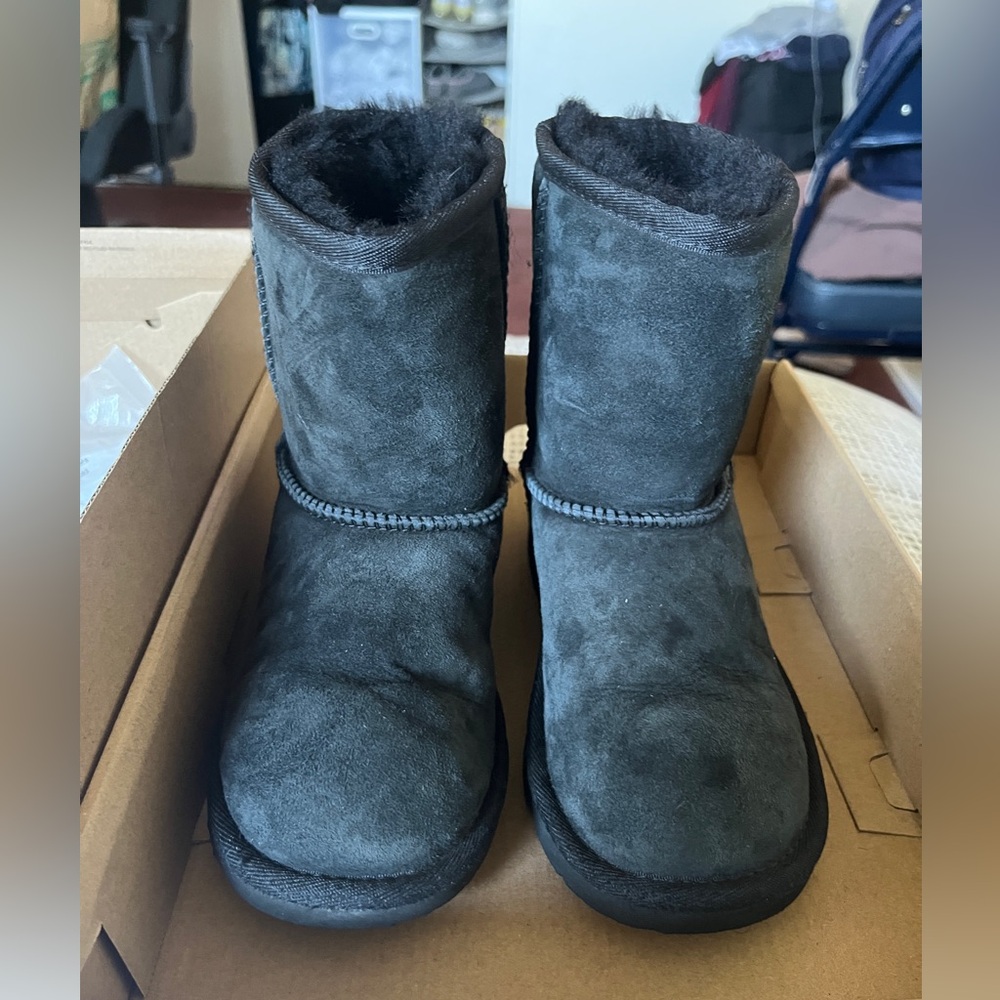 UGG Kids' Classic II Black Boots